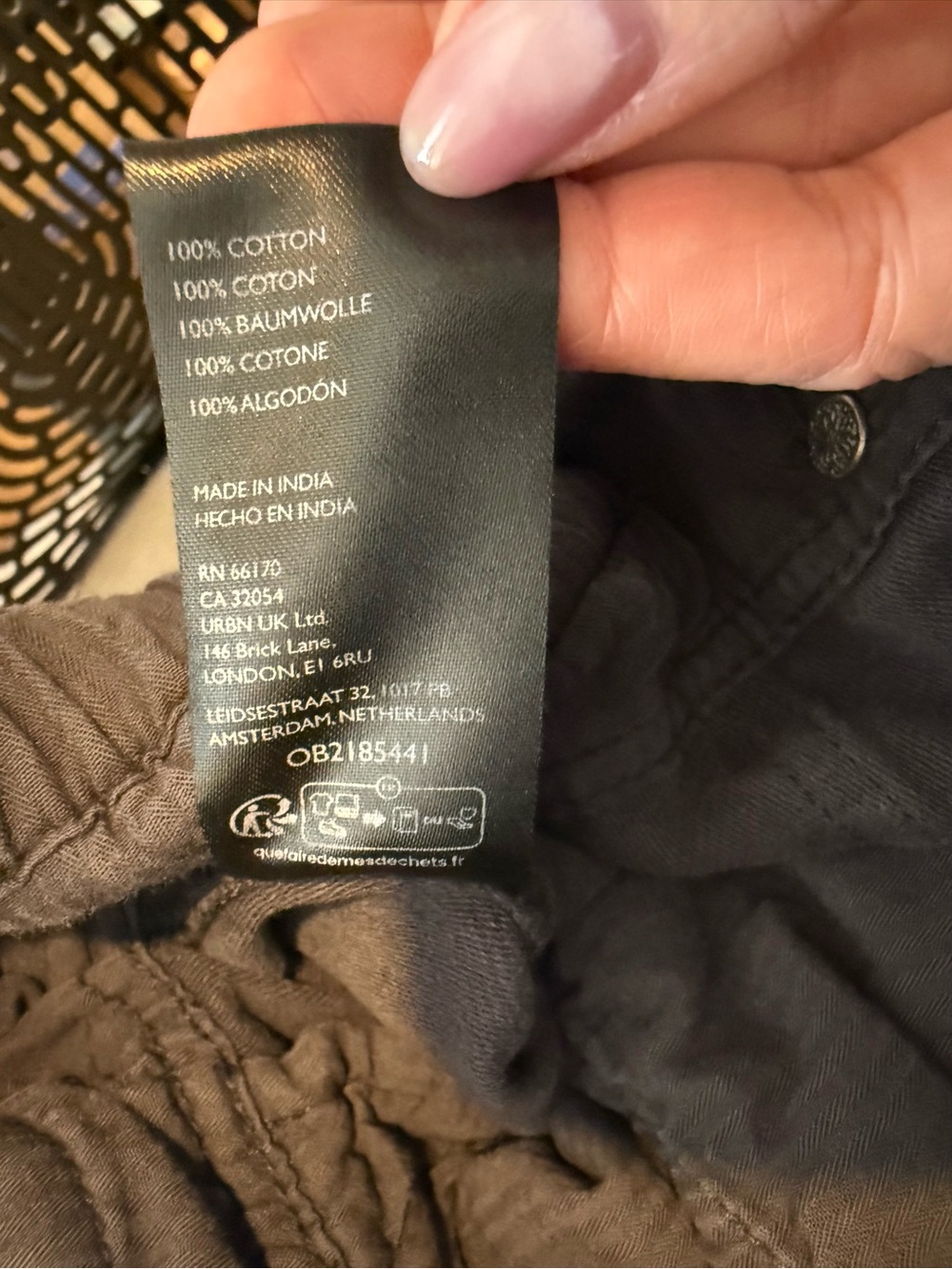 We The Free Park Ave Pull-On Cargo Pants – Black – Size M - Picture 8 of 9